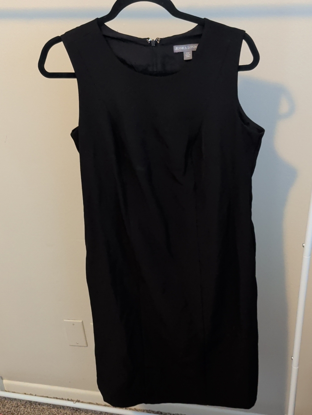Jessica London Black Sleeveless Sheath Dress Vintage - Professional - Y2K